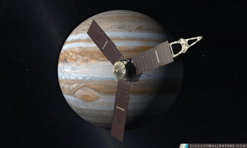 Satellite en orbite autour de Jupiter, Arrière-plans HD à télécharger