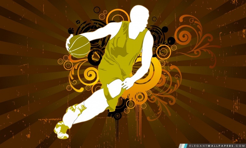 Joueur de basket, Arrière-plans HD à télécharger