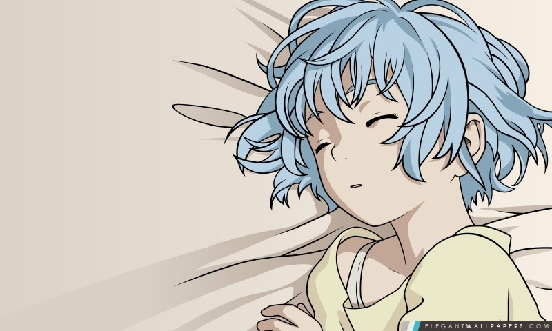 Anime Girl Sleeping, Arrière-plans HD à télécharger