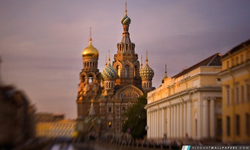 Eglise Saint-Pétersbourg Russie, Arrière-plans HD à télécharger