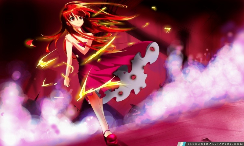 Anime Girl magique, Arrière-plans HD à télécharger