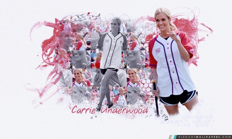 Carrie Underwood Jouer Softball, Arrière-plans HD à télécharger