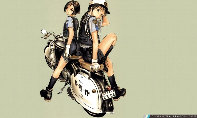 Policier Anime, Arrière-plans HD à télécharger