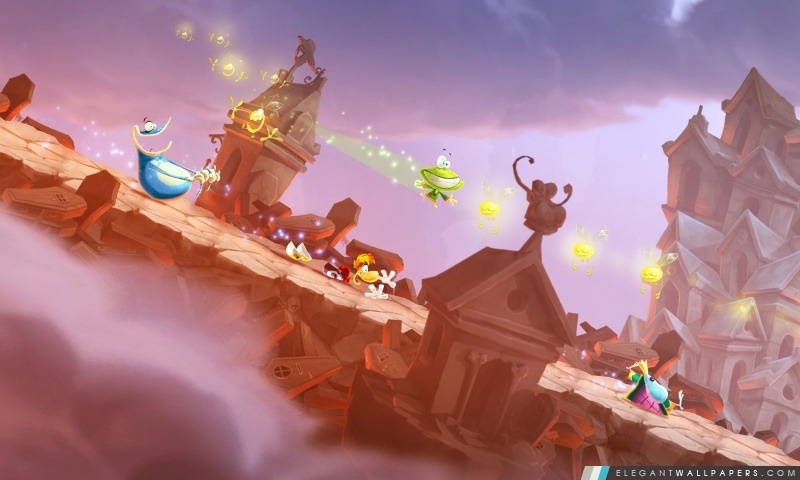 Rayman Legends Rockslide, Arrière-plans HD à télécharger