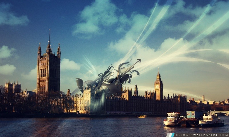 Palais de Westminster, Londres, Royaume-Uni, Arrière-plans HD à télécharger