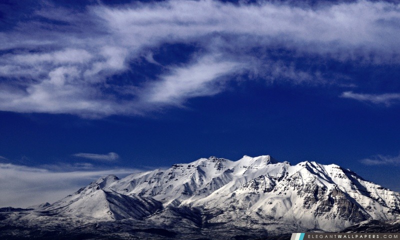 Une vue du Mont Timpanogos, Utah, Arrière-plans HD à télécharger