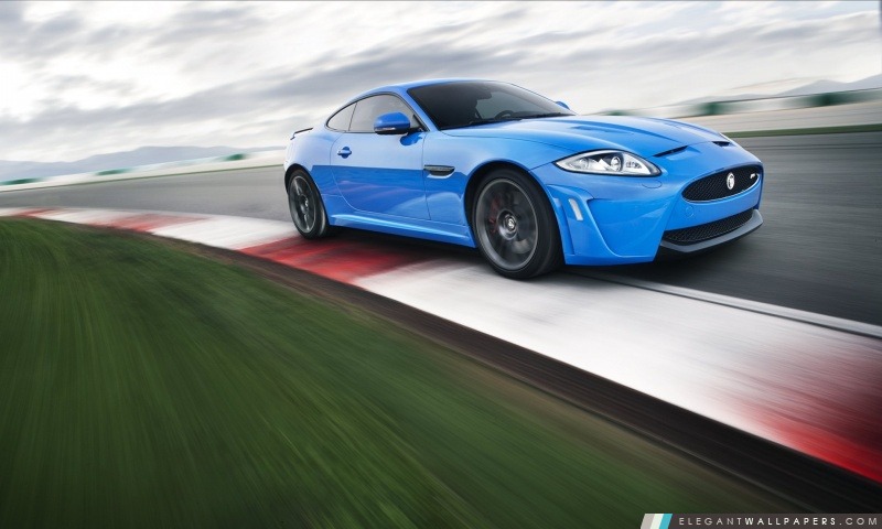 Racetrack Jaguar bleu, Arrière-plans HD à télécharger
