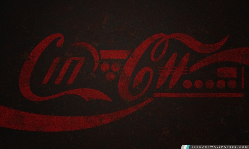 Rusty Coca-Cola Logo, Arrière-plans HD à télécharger