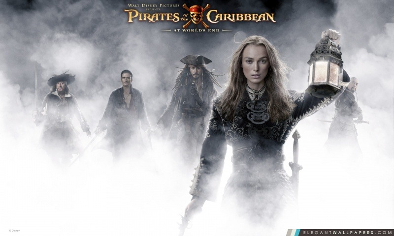 Keira Knightley Pirates des Caraïbes, jusqu'au bout du monde, Arrière-plans HD à télécharger