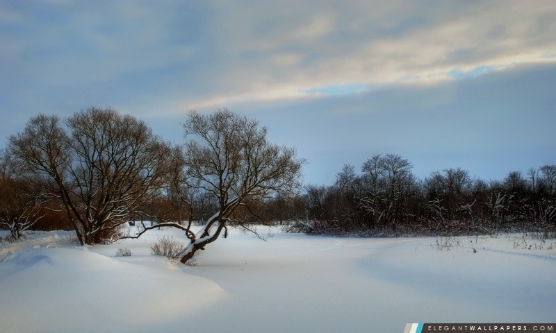 Frozen River, l'hiver, Arrière-plans HD à télécharger