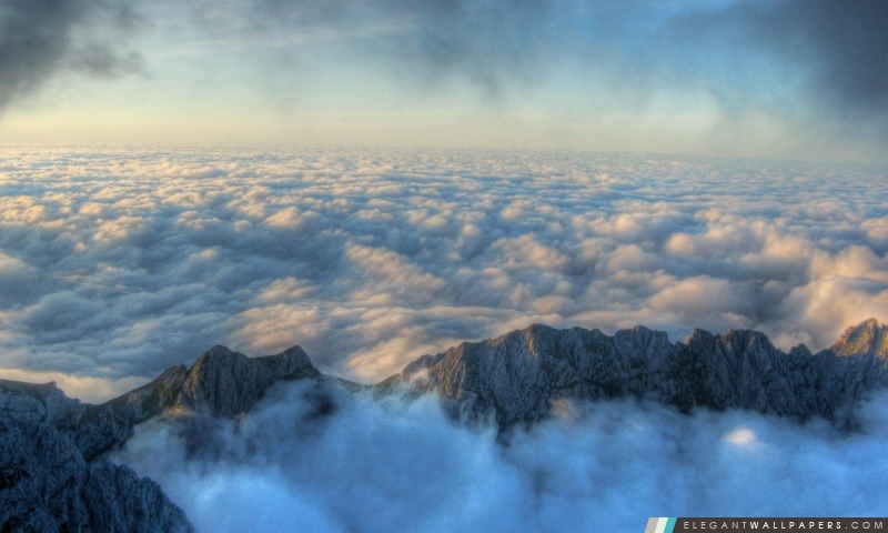 Above The Clouds HDR, Arrière-plans HD à télécharger