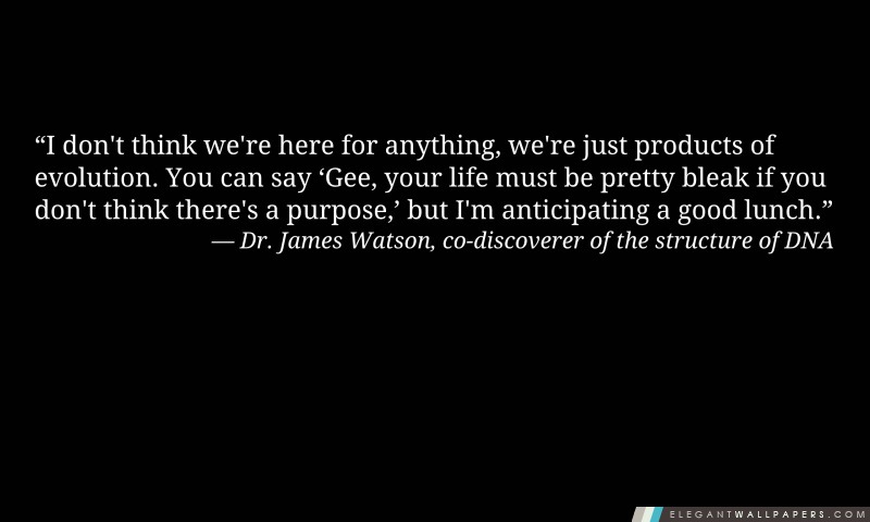 Citation de James Watson, Arrière-plans HD à télécharger