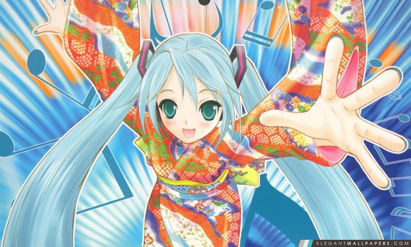 Hatsune Miku, Arrière-plans HD à télécharger