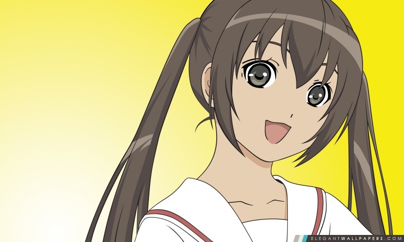 Anime Girl Happy, Arrière-plans HD à télécharger