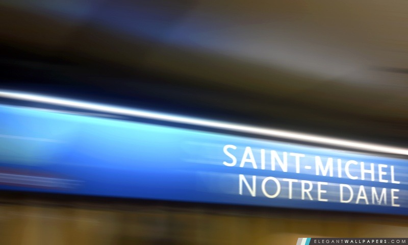 La station Notre-Dame. Paris souterrain., Arrière-plans HD à télécharger