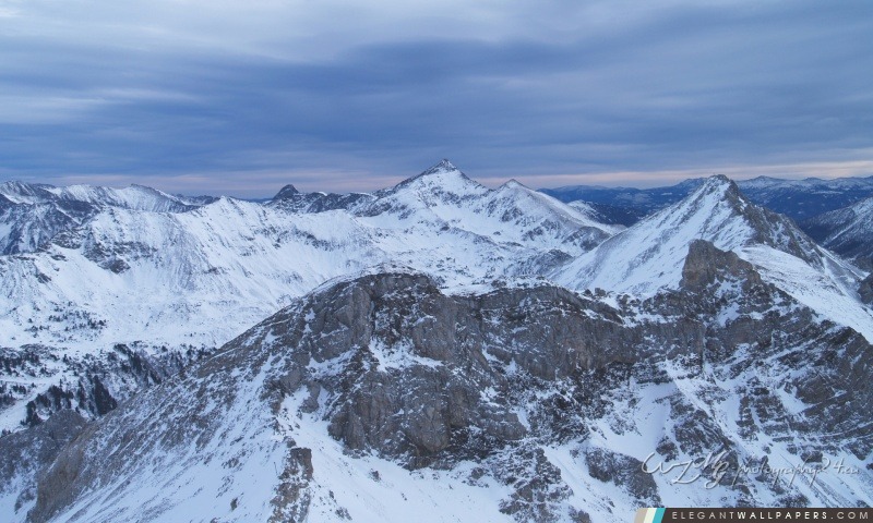 Alpes En hiver, Arrière-plans HD à télécharger