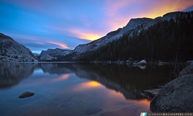 Mountain Lake HDR, Arrière-plans HD à télécharger