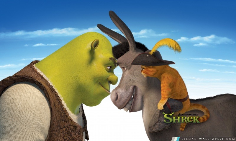 Shrek, l'Âne et le Chat, Shrek The Final Chapter, Arrière-plans HD à télécharger