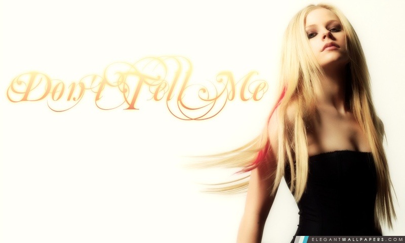 Avril Lavigne Ne me dites pas, Arrière-plans HD à télécharger