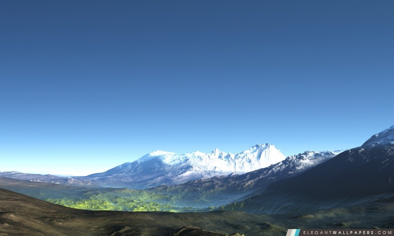 Hautes Montagnes 3D, Arrière-plans HD à télécharger