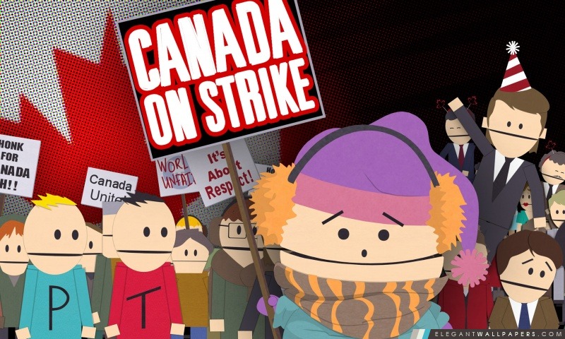 South Park – Canada en grève, Arrière-plans HD à télécharger