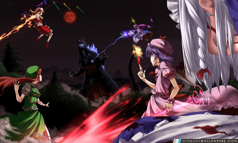 Touhou Anime II, Arrière-plans HD à télécharger