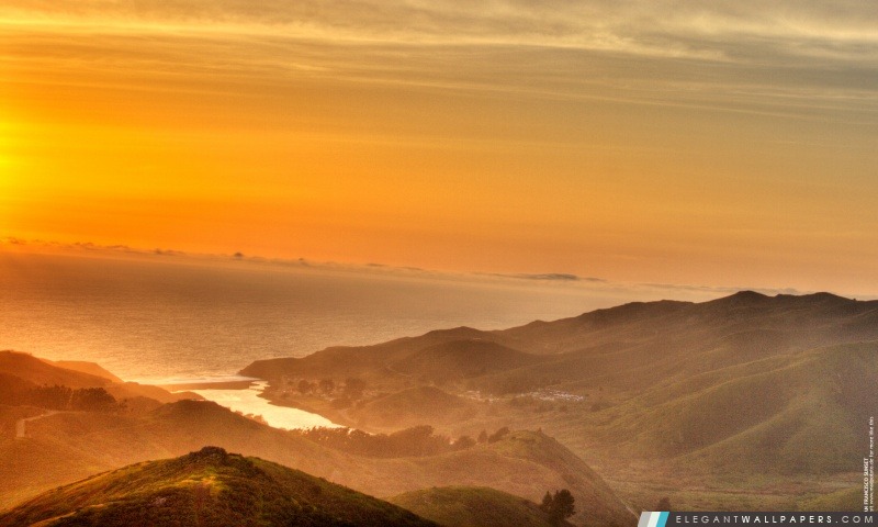 San Francisco Paysage HDR, Arrière-plans HD à télécharger