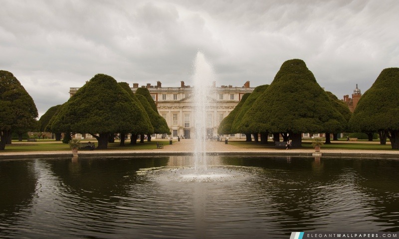 Hampton Court Palace, Angleterre, Arrière-plans HD à télécharger