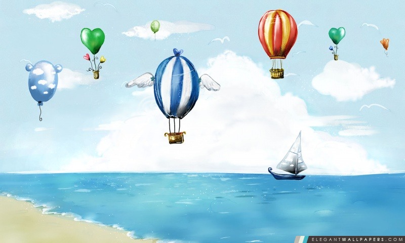 Festival de montgolfières, Arrière-plans HD à télécharger