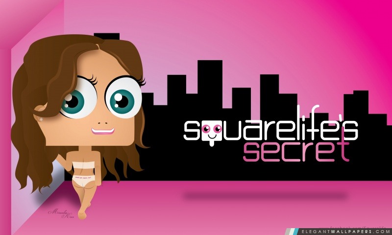 Secret Squarelife, Arrière-plans HD à télécharger