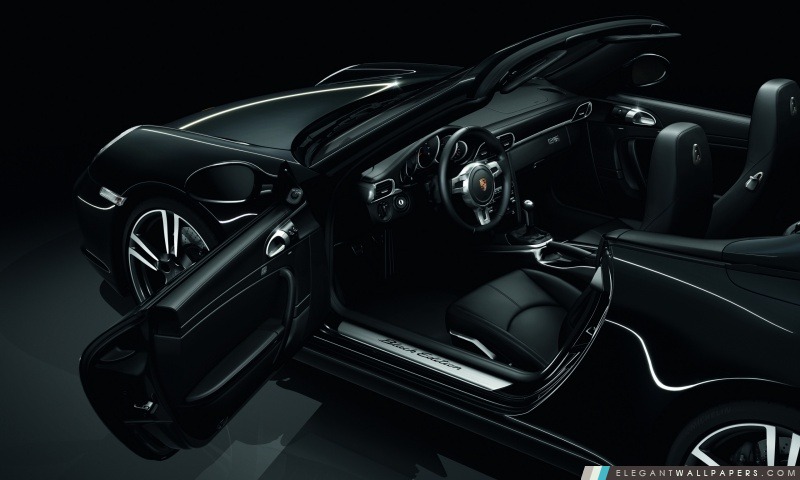 2011 Black Porsche 911 Black Edition Intérieur, Arrière-plans HD à télécharger