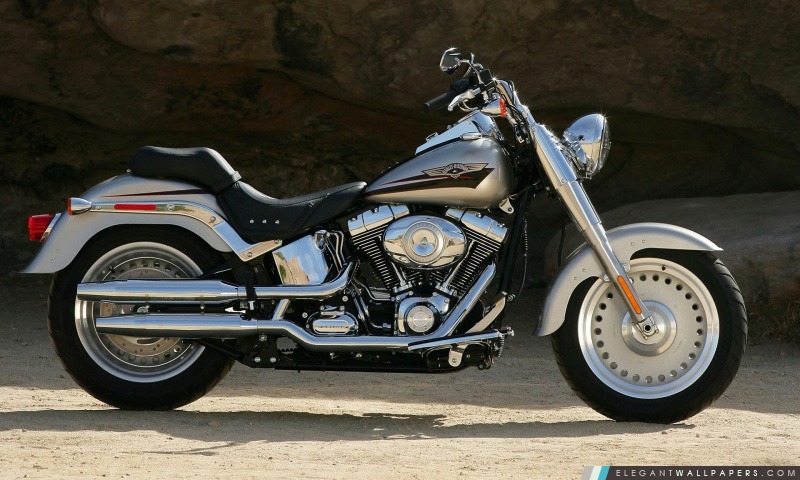 Harley Davidson FLSTF Fat Boy, Arrière-plans HD à télécharger
