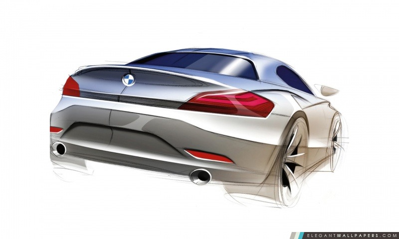 BMW Z4 Roadster Sketch, Arrière-plans HD à télécharger