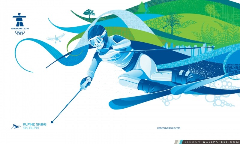 Ski alpin, Arrière-plans HD à télécharger
