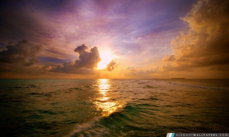 Sea Sunset, Arrière-plans HD à télécharger