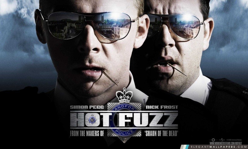 2007 Hot Fuzz, Arrière-plans HD à télécharger