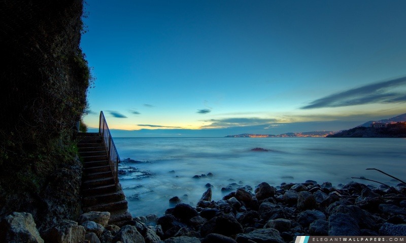 Escaliers de plage, Arrière-plans HD à télécharger