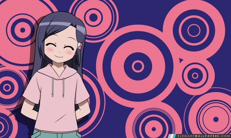 Happy Girl Anime, Arrière-plans HD à télécharger