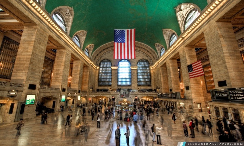 Grand Central Terminal, New York City, NY, Arrière-plans HD à télécharger