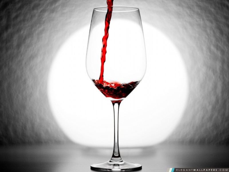 Un verre de vin rouge, Arrière-plans HD à télécharger