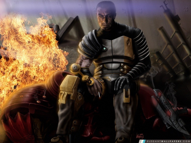 Mass Effect 2 Zaeed Massani, Arrière-plans HD à télécharger