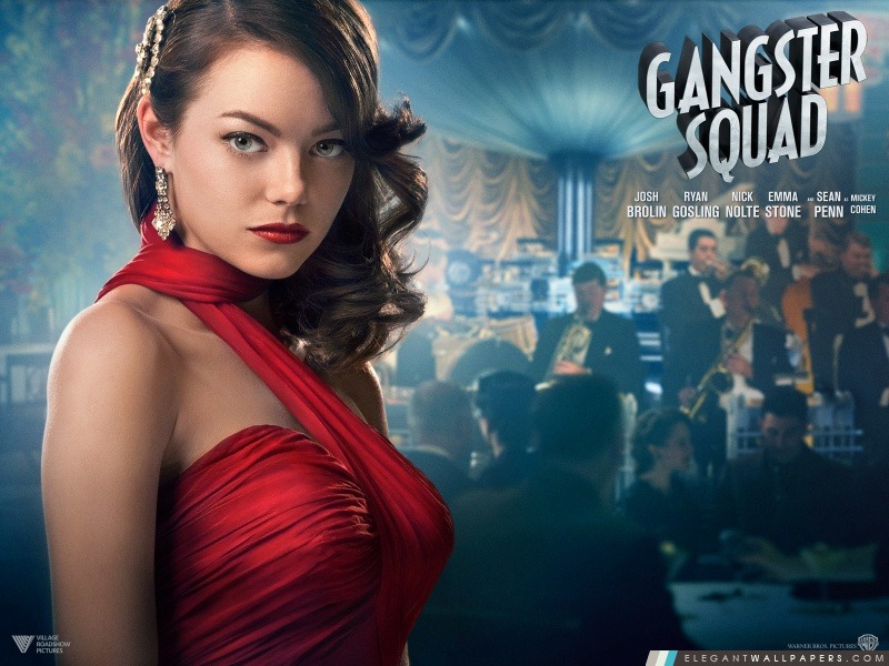 Emma Stone dans Gangster Squad, Arrière-plans HD à télécharger