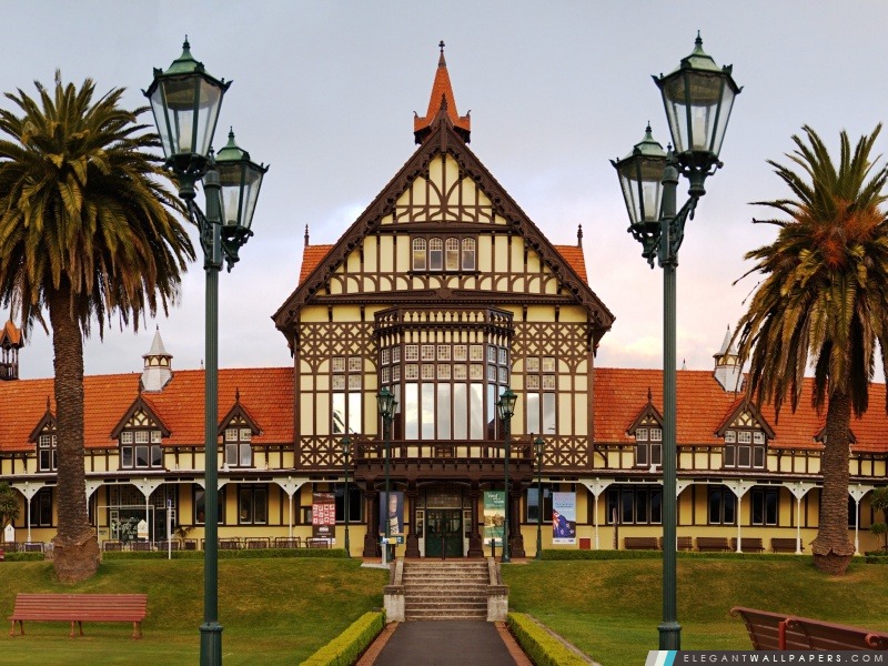 Nouvelle-Zélande Rotorua Museum, Arrière-plans HD à télécharger