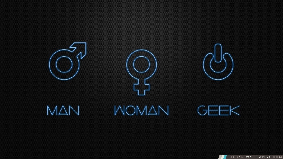 Homme Femme Geek, Arrière-plans HD à télécharger