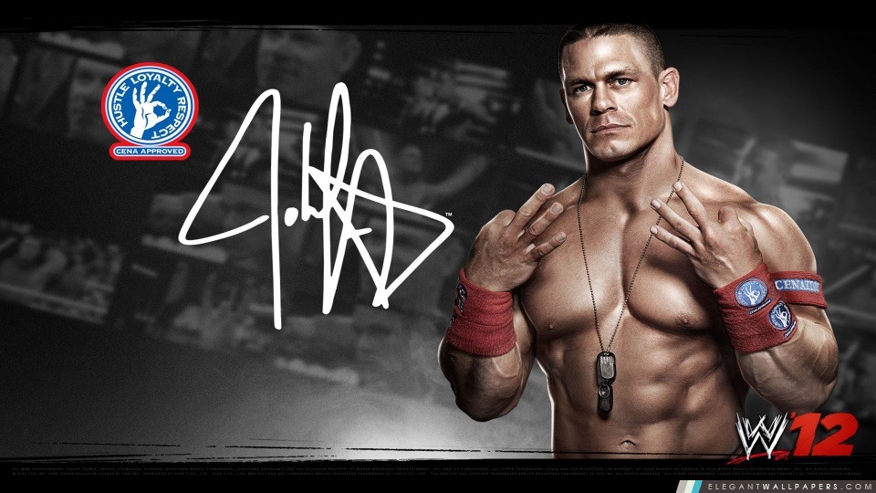 John-Cena_WWE12, Arrière-plans HD à télécharger