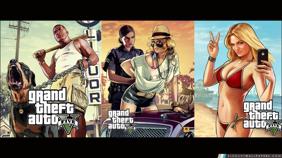 Grand Theft Auto V œuvre, Arrière-plans HD à télécharger