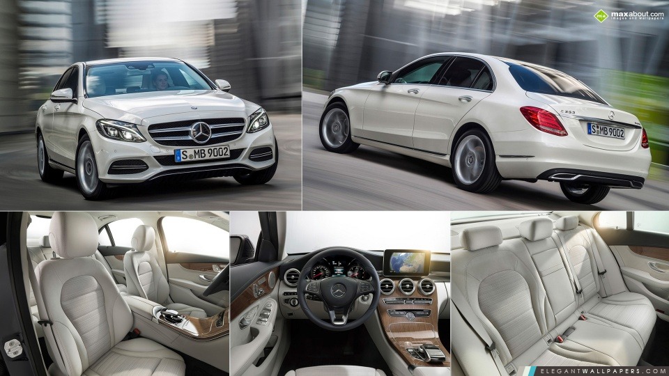 2014 Mercedes-Benz C-Class, Arrière-plans HD à télécharger