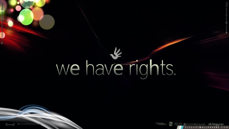 Nous avons Rights_nithinsuren, Arrière-plans HD à télécharger