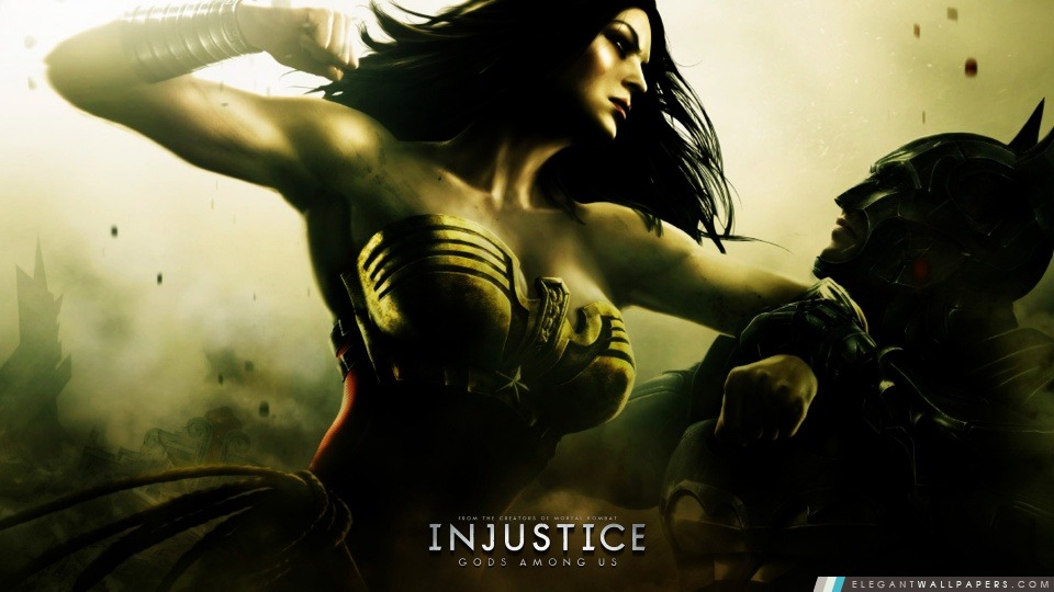 Gods Among Us Injustice – Batman vs Wonder Woman, Arrière-plans HD à télécharger
