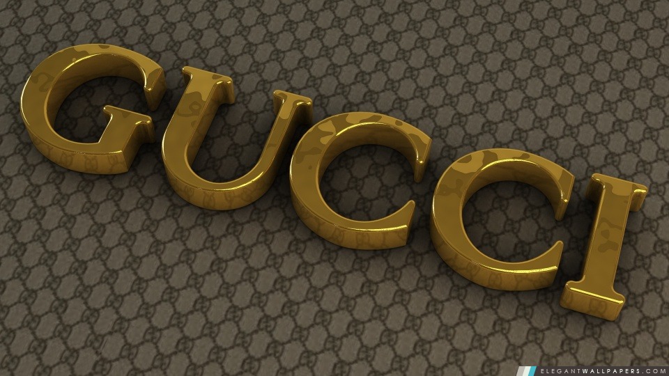 Gucci Logo, Arrière-plans HD à télécharger